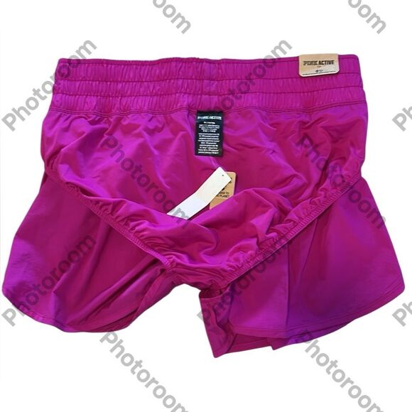 Victoria's Secret Pink Active Shorts 3" Water-Resistant Magenta, Medium, NWT - Picture 4 of 10